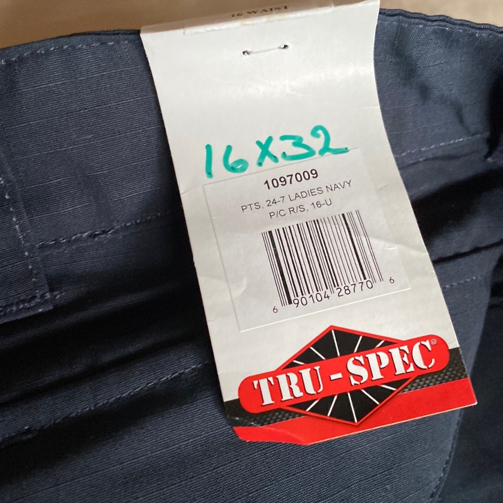 Tru-Spec 24-7 Series Tactical Pants Bundle (2 pair; 1 NWT) size 16x32 -Navy Blue - Picture 4 of 10